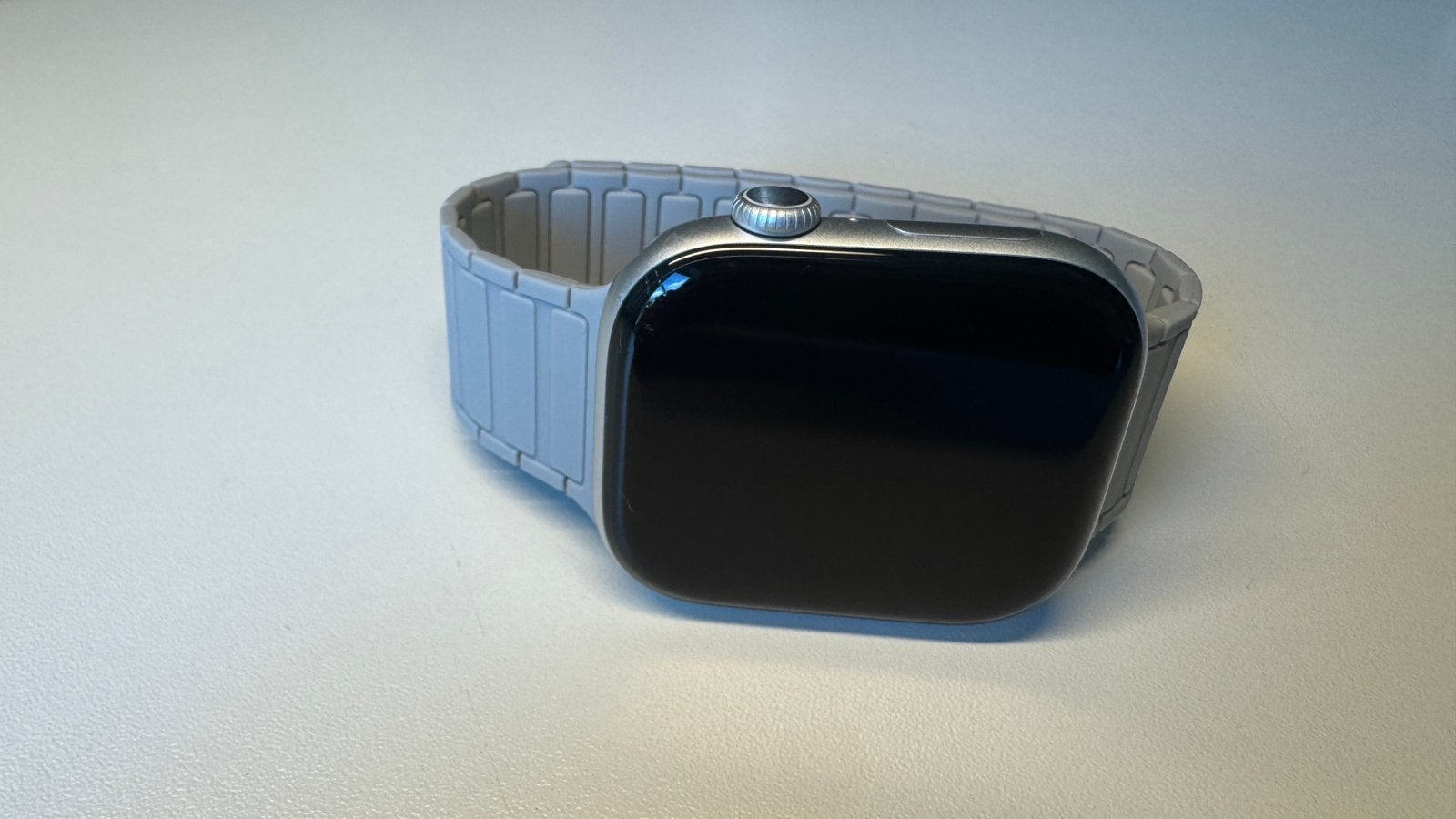 Apple Watch S10 GPS 46mm Zilver Alu Blue Cloud Sport Loop