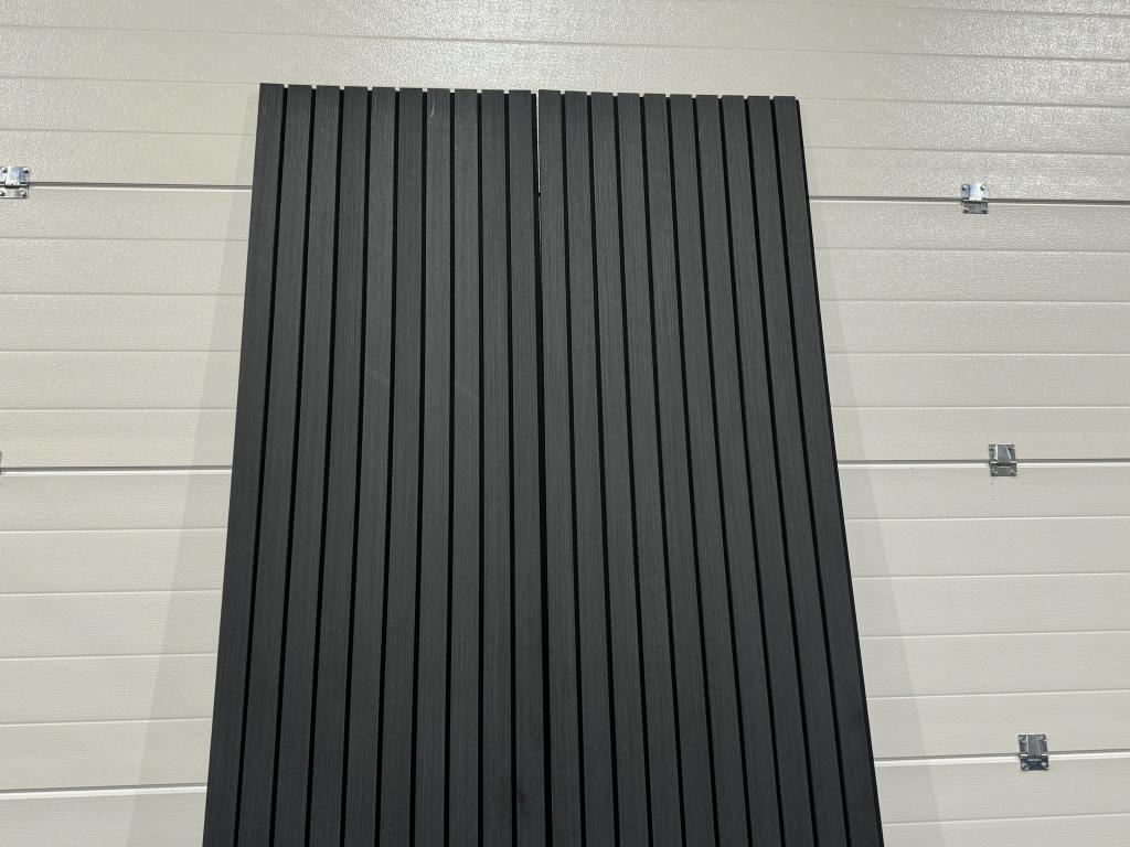 Akoestische wandpanelen 2900 x 60 cm - 50x10 mm - Zwart, Huis en Inrichting, Geluiddempend, Nieuw, Ophalen of Verzenden, 290 cm