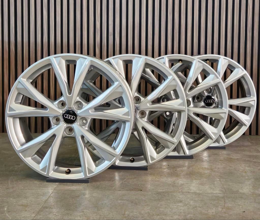 Nette 18" Orig AUDI Q3 velgen 5x112 Kodiaq Tiguan Tarraco, Gebruikt, Velg(en), Ophalen of Verzenden, Audi