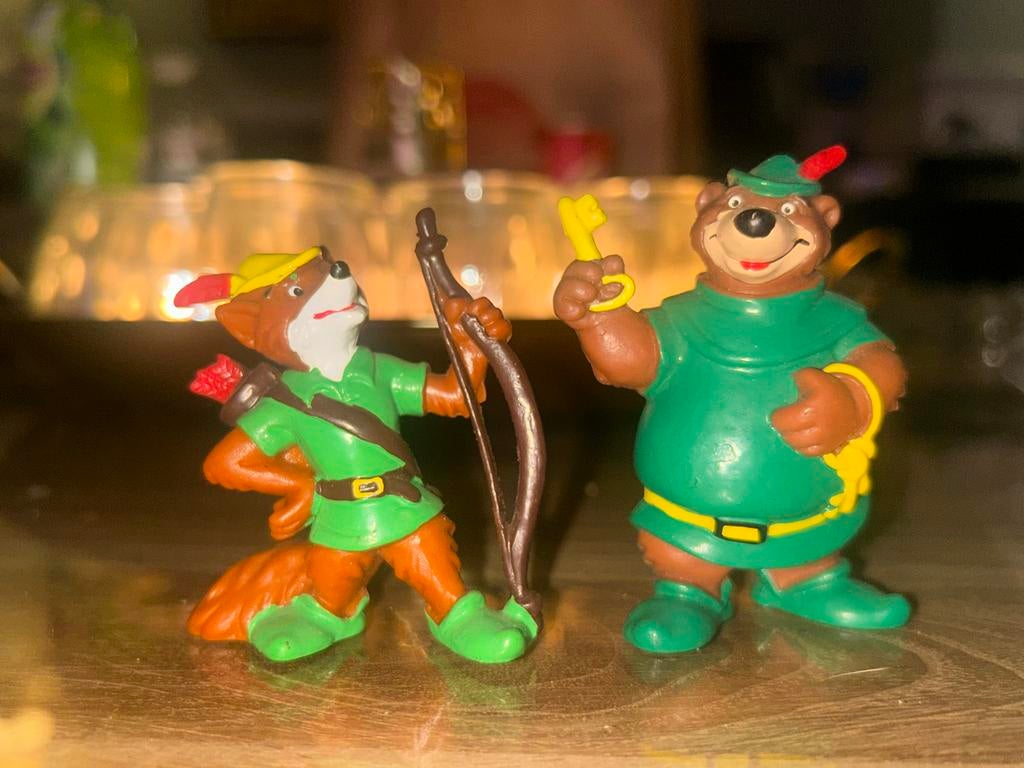 Vintage Disney Figuren - Robin Hood, Ophalen of Verzenden, Gebruikt