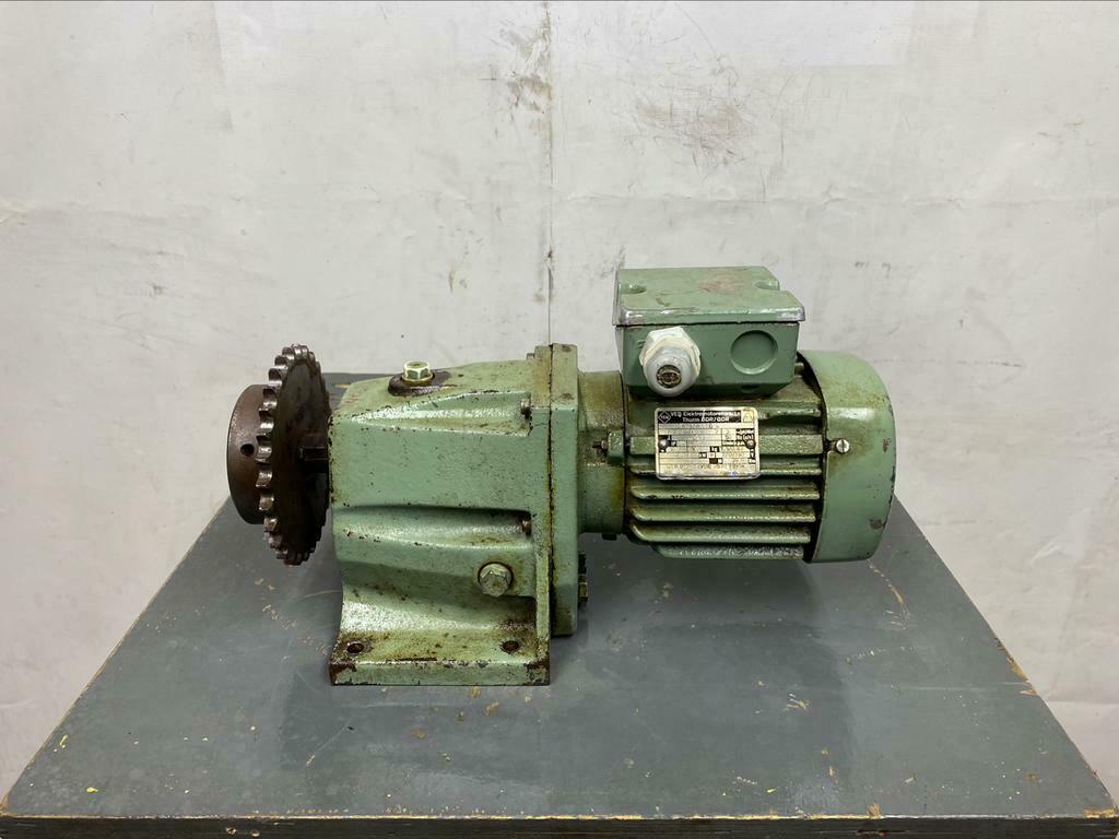 VEM electromotor, type: ZGO KPR 56 G 4, 0.18 Kw, Ophalen of Verzenden, Gebruikt, Elektromotor, Minder dan 1400 rpm