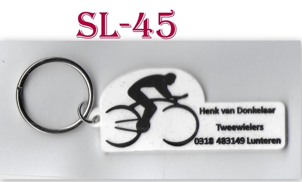 SL45  Sleutelhanger Henk v Donkelaar Tweewielers Lunteren, Ophalen of Verzenden, Zo goed als nieuw