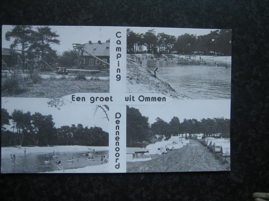 OMMEN 4 luiks Camping Dennenoord, Ophalen of Verzenden, 1960 tot 1980, Overijssel
