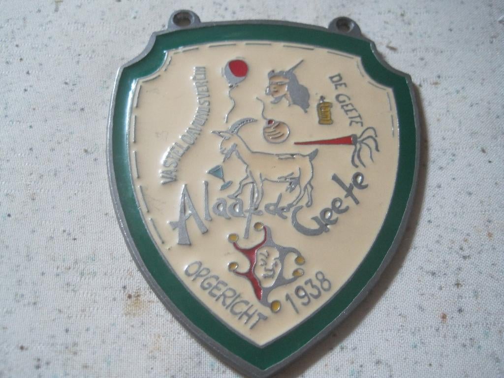 carnavals medaille  de geete landgraaf, Ophalen of Verzenden, Overige materialen