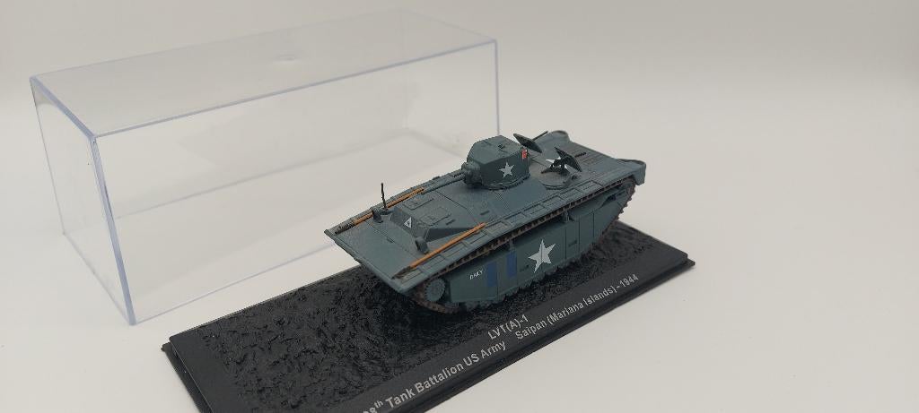 Deagostini schaalmodel LVT A 1, Gebruikt, Italeri, Verzenden, Tank