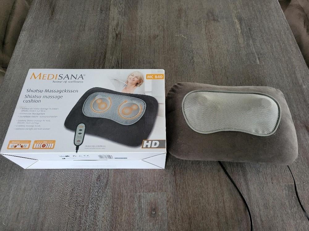Medisana MC840 Shiatsu Massagekussen met warmte functie, Ophalen of Verzenden, Zo goed als nieuw, Massagestoel of Kussen