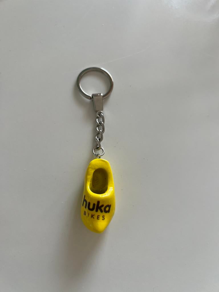 Huka Bikes Gele Klomp Sleutelhanger, Ophalen of Verzenden, Nieuw
