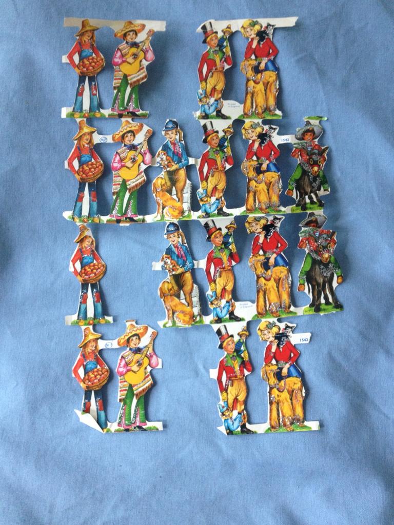 Vintage Poesieplaatjes - Diverse Motieven, Verzamelen, Ophalen of Verzenden