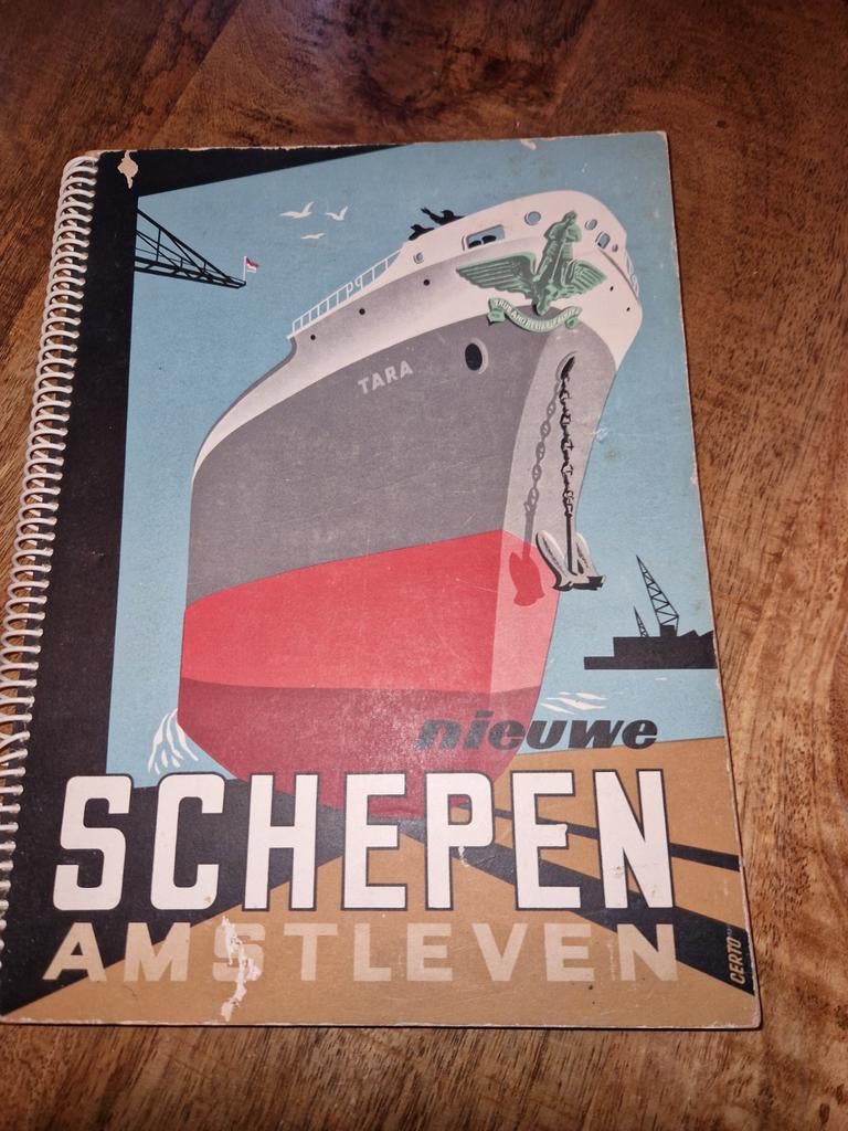 Nieuwe Schepen Amsleven 1954, Ophalen of Verzenden, Boek of Tijdschrift