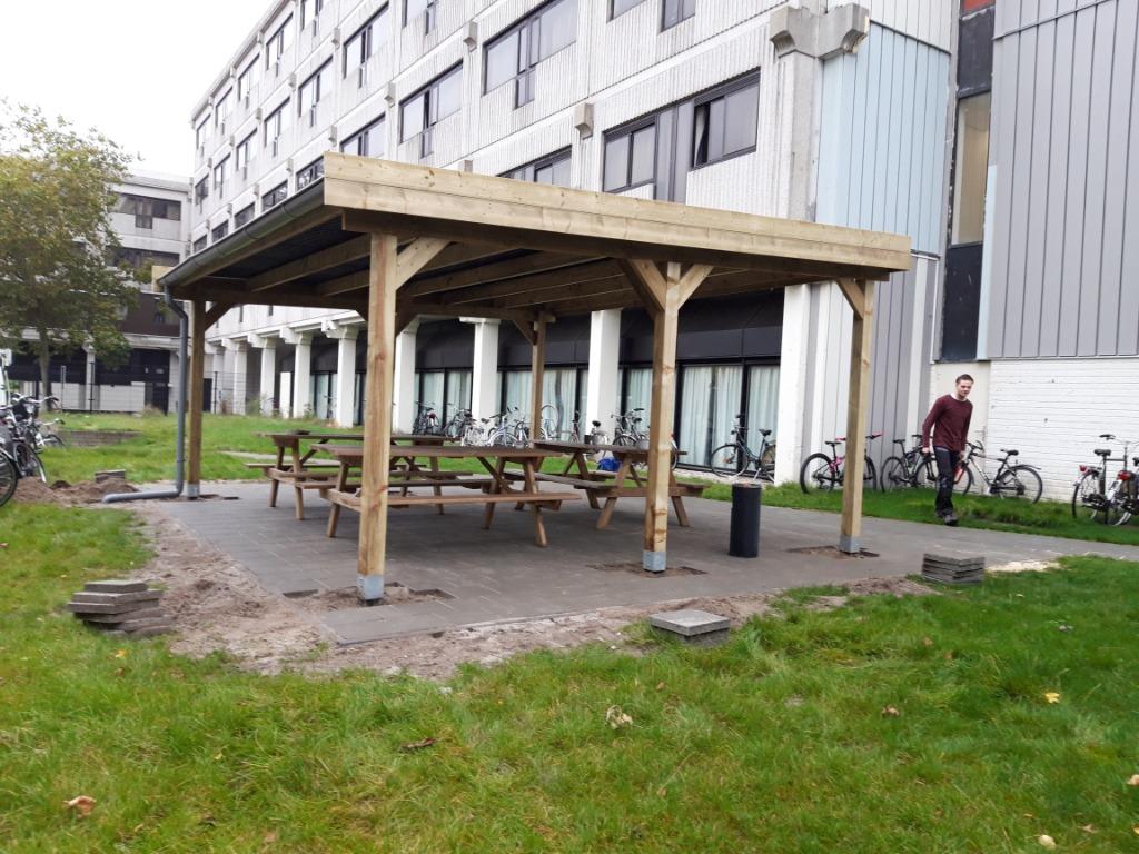 CARPORT  OVERKAPPING  DUBBEL (6 meter vrije overspanning), Geïmpregneerd, Minder dan 25 mm, Nieuw, Ophalen of Verzenden