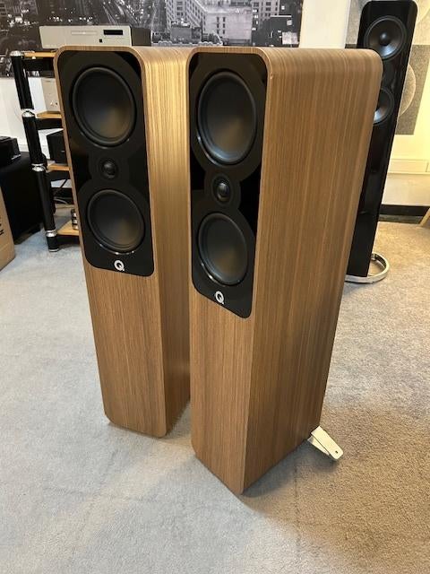 Q-Acoustics 5050c oak NIEUW !!, Overige merken, Nieuw, Ophalen of Verzenden, 120 watt of meer