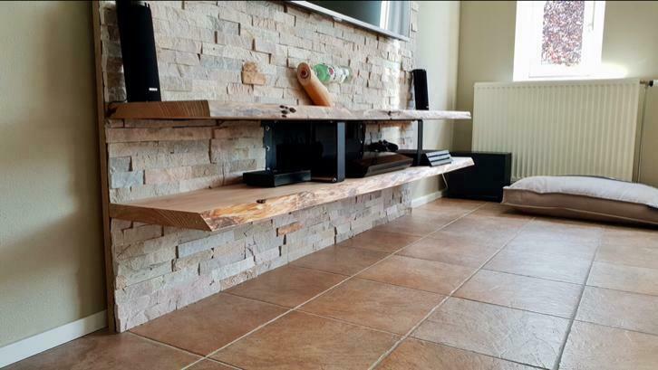 Mooie Boomstam wandplanken - div maten, Doe-het-zelf en Verbouw, Hout en Planken, 25 tot 50 mm, Nieuw, Ophalen of Verzenden, 200 tot 250 cm