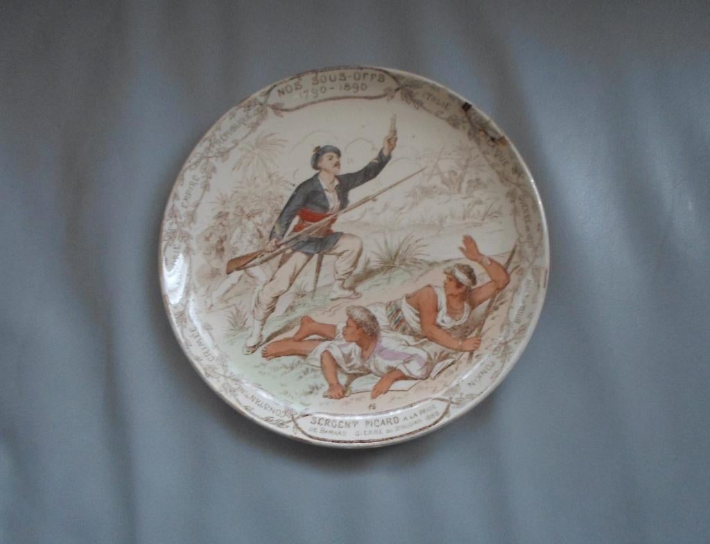 Creil Montereau Bord 19e Eeuw 1790-1890, Ophalen of Verzenden