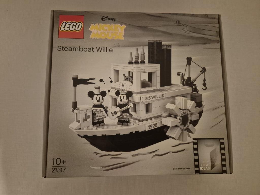 Lego 21317 Steamboat Willie MISB (#024 & #025, 3 exemplaren), Ophalen, Nieuw, Complete set, Lego