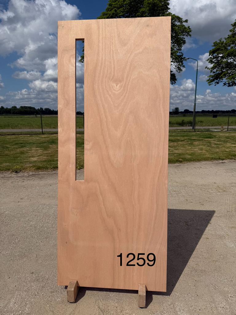 Voordeur alutherm geisoleerd 40 & 54 mm, 80 tot 100 cm, 215 cm of meer, Nieuw, Ophalen of Verzenden