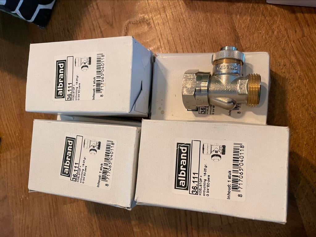 Albrand vloerverwarming koelstop 3/4, Minder dan 30 cm, Overige typen, Nieuw, Minder dan 60 cm