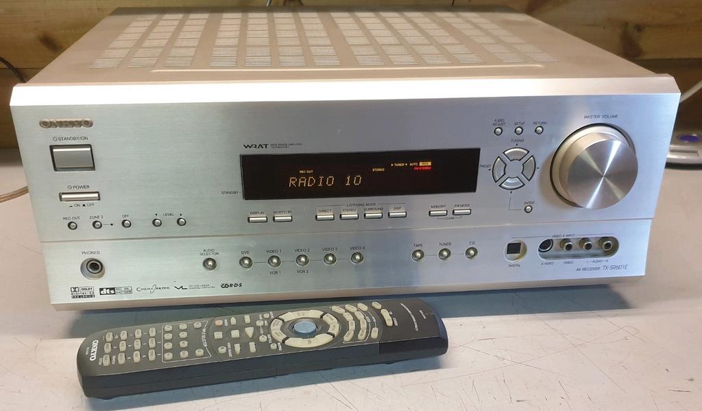 Onkyo tx-sr601e receiver + afstandsbediening