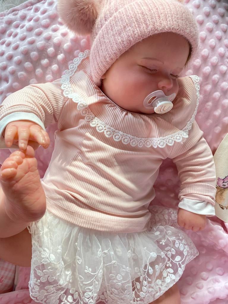 Handgemaakte babypop reborn 🎀  Emi nieuw, Verzenden, Nieuw, Pop