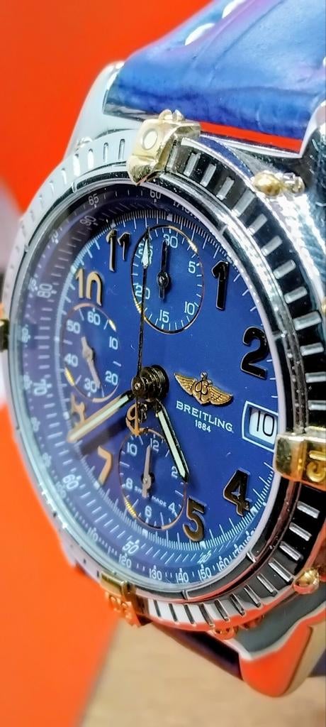 Breitling Chronomat Goud/Staal B13050.1  39mm, Ophalen, Breitling, Polshorloge, Goud