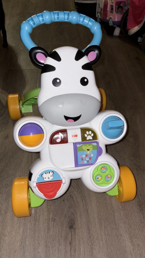 Loopwagentje zebra met muziek, Ophalen, Zo goed als nieuw, Overige typen