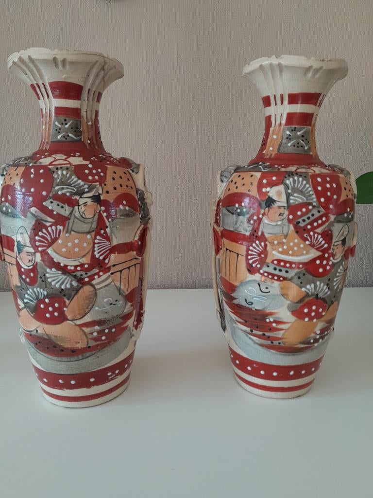 Antiek chinees aardewerk vazen, Ophalen of Verzenden