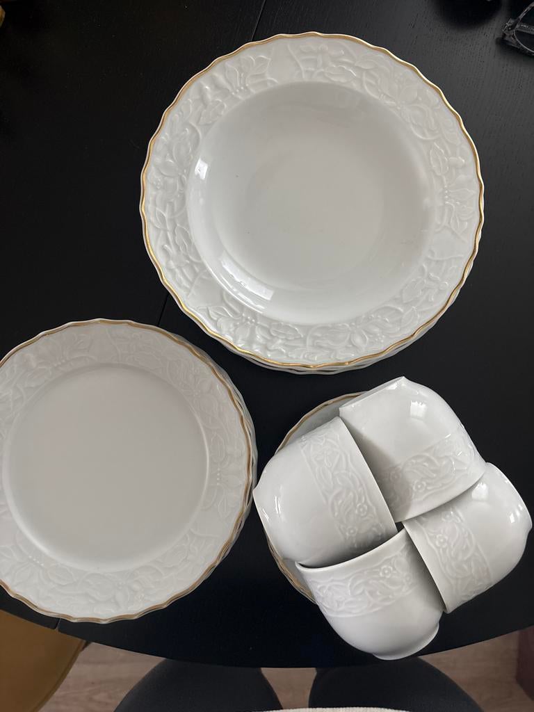 Servies, mitterteich bavaria germany, Ophalen of Verzenden, Zo goed als nieuw, Bord(en), Overige stijlen