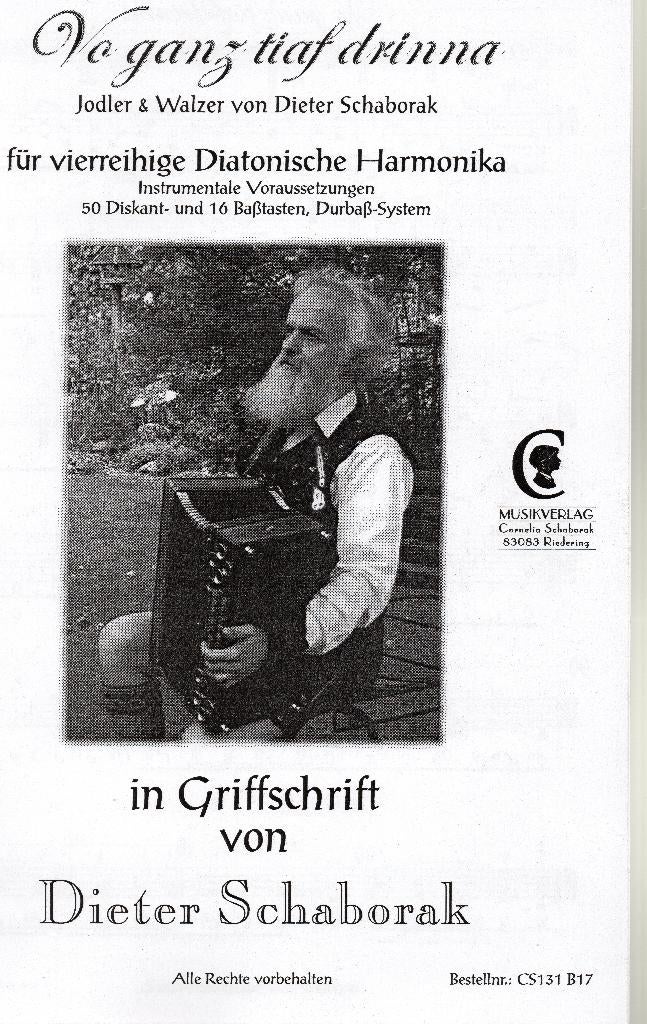 Griffschrift Ganz tiaf von drinna Schaborak met 2 CD's, Muziek en Instrumenten, Accordeons, Overige merken, Overige formaten, Ophalen of Verzenden