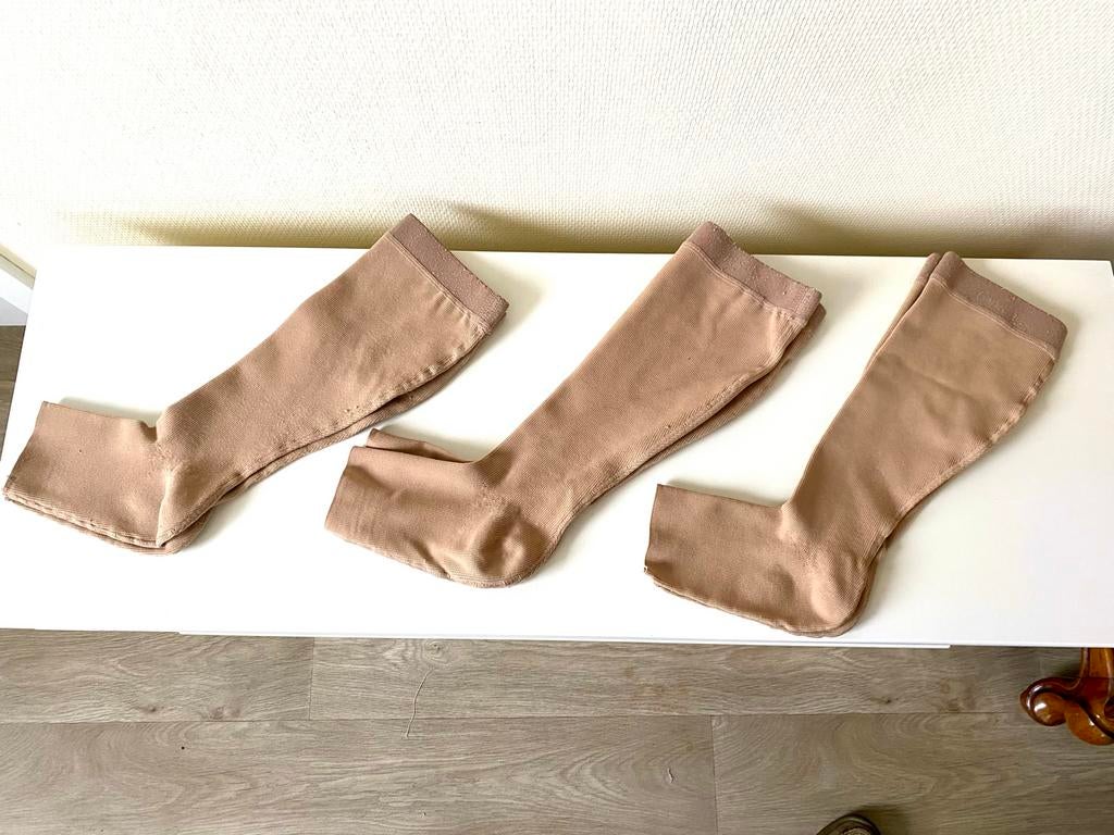 3 paar steunkousen, Ophalen of Verzenden, Zo goed als nieuw