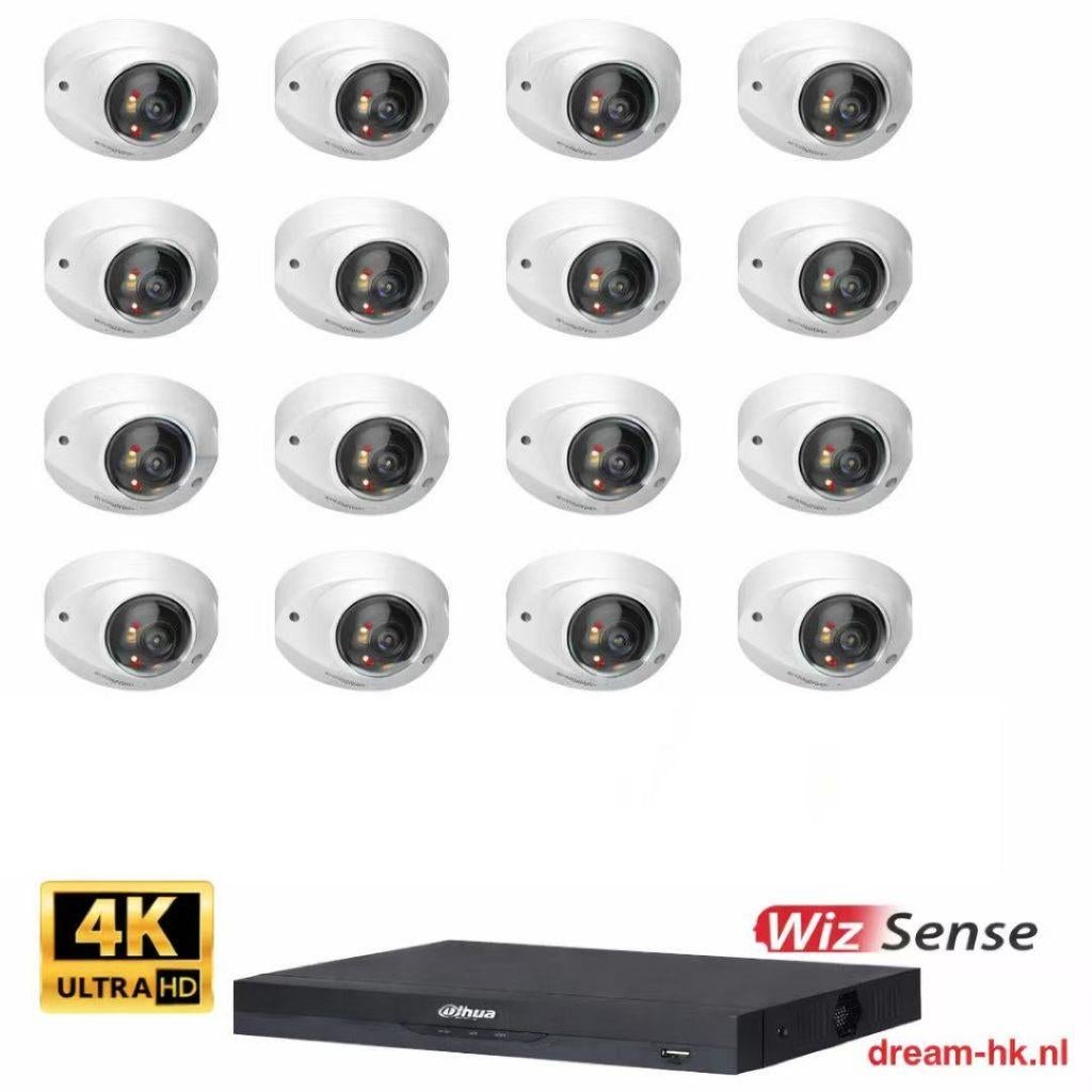 4MP Dahua WizSense Smart Dual Light Full Color 16CH IP PoE