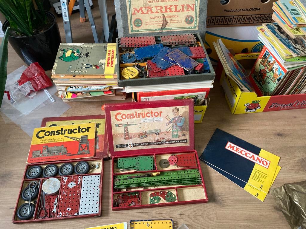 Meccano - Constructor - Marklin bouwdozen, Antiek en Kunst, Ophalen