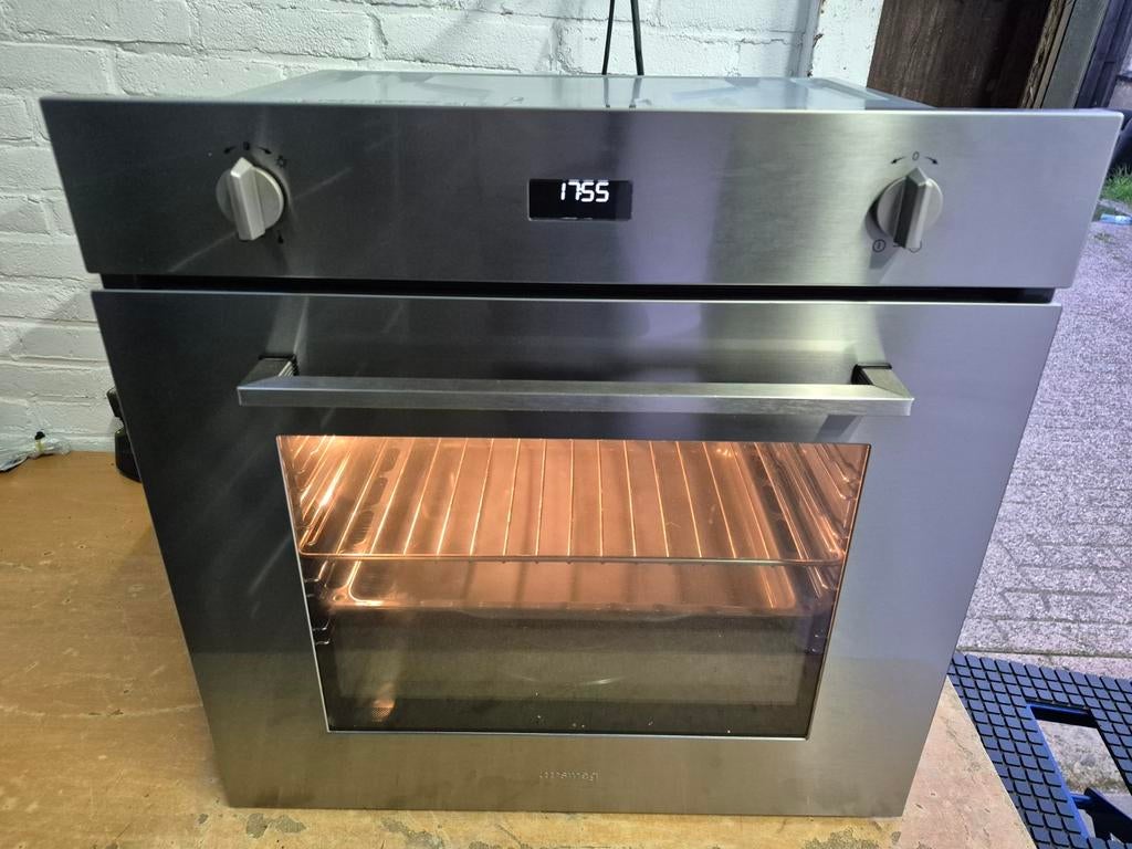 NETTE 60X60 SMEG SF485X HETE LUCHT INBOUW OVEN TE KOOP, Smegg, Gebruikt, Hete lucht, 60 cm of meer
