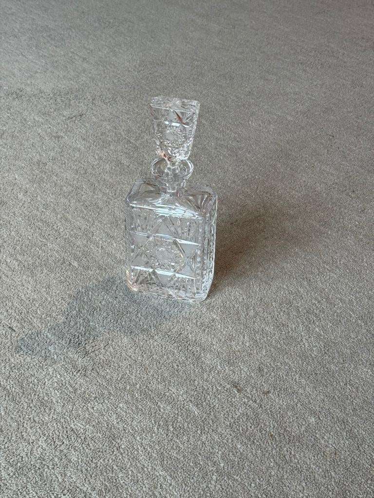Kristallen Karaf met Stop hoogte 27 cm, Ophalen of Verzenden