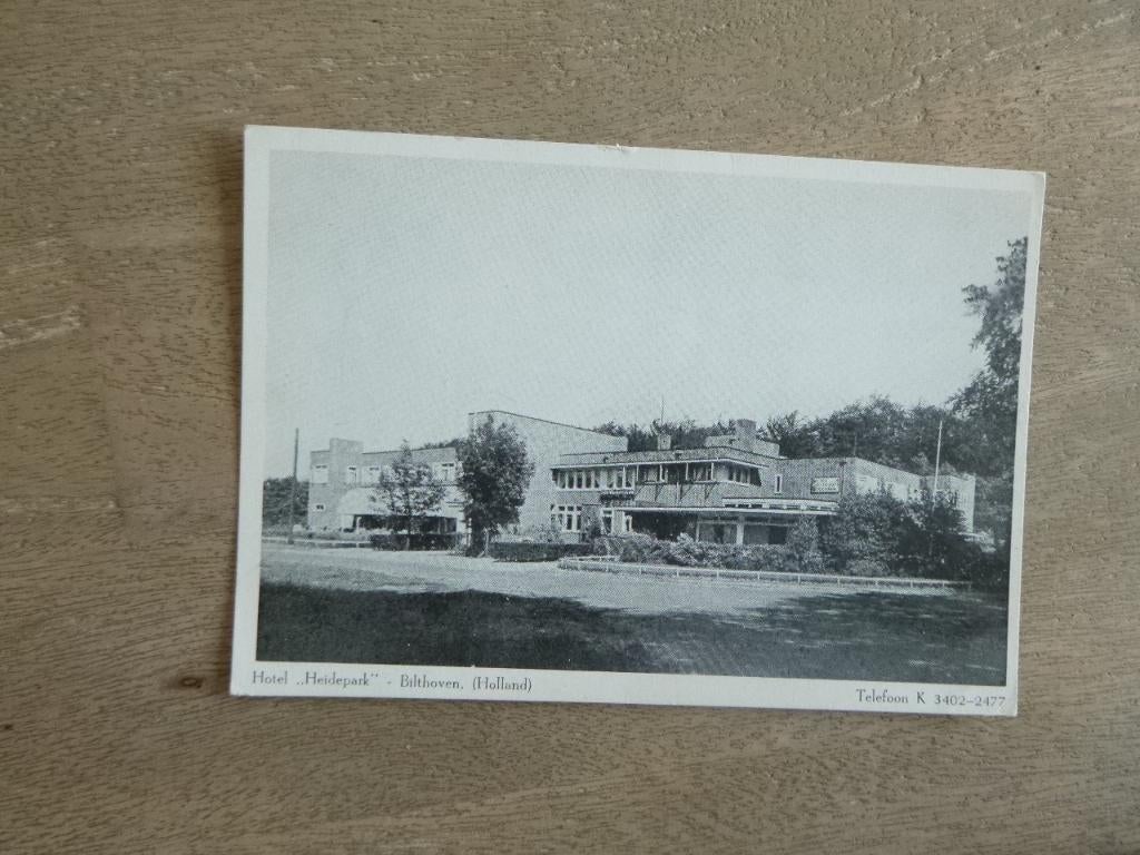 Bilthoven, hotel Heidepark, Ophalen of Verzenden, 1980 tot heden, Ongelopen, Noord-Brabant