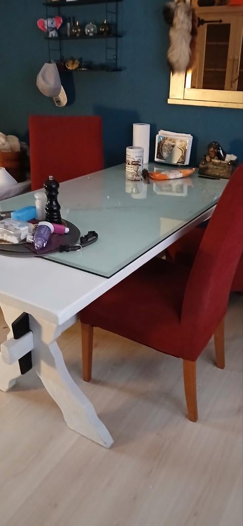 Gratis afhalen, Huis en Inrichting, Gebruikt, Eikenhout, Vijf personen of meer, 150 tot 200 cm