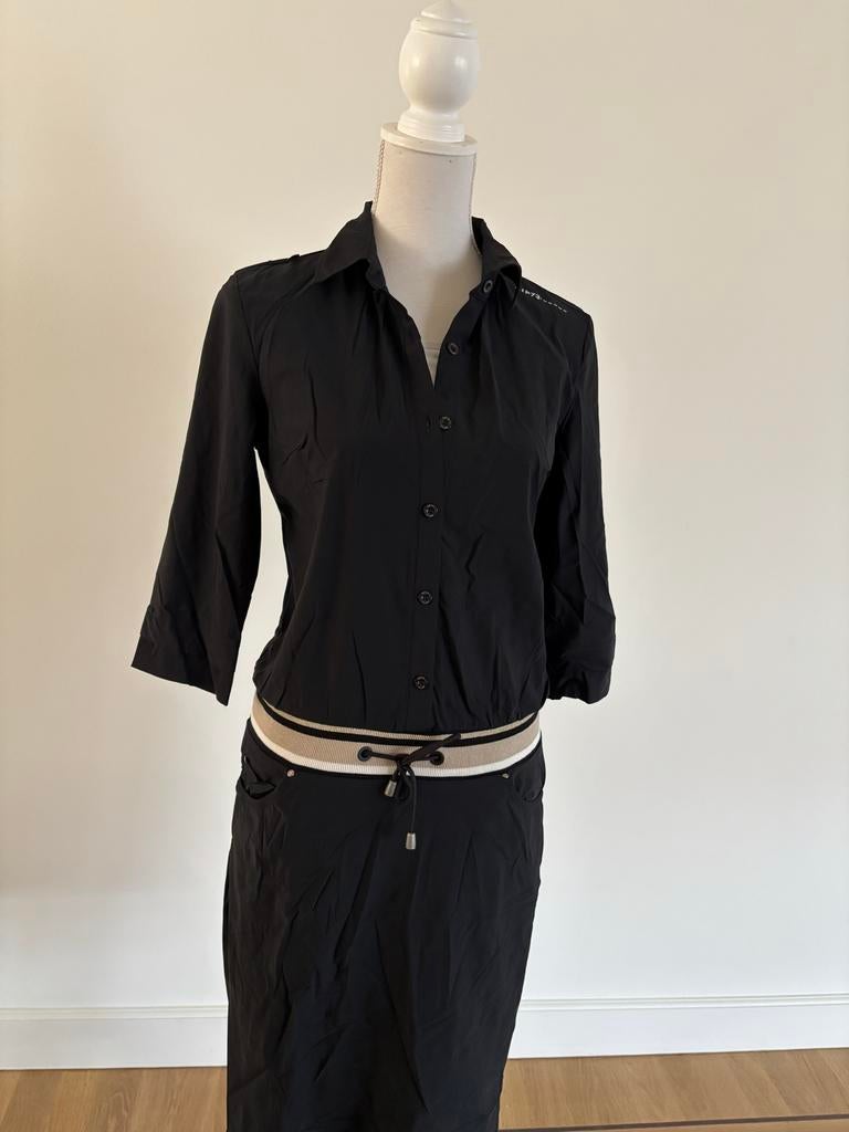 Leuk Zip73 jurkje - Maat S, Kleding | Dames, Blauw, Ophalen of Verzenden, Zo goed als nieuw, Knielengte