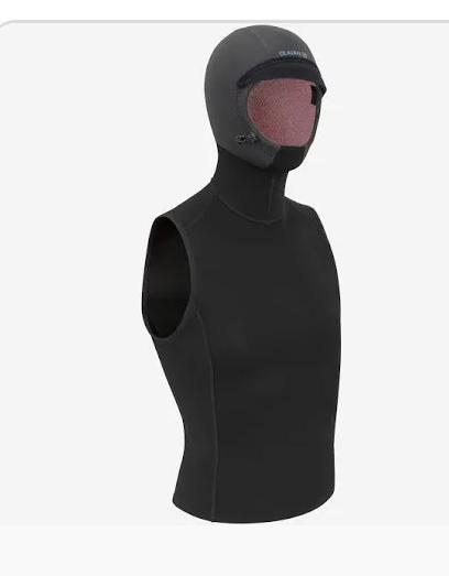 DECATHLON Neopreen surftop 1 mm met vaste kap 2 mm M, Watersport en Boten, Golfsurfen, Ophalen of Verzenden, Zo goed als nieuw