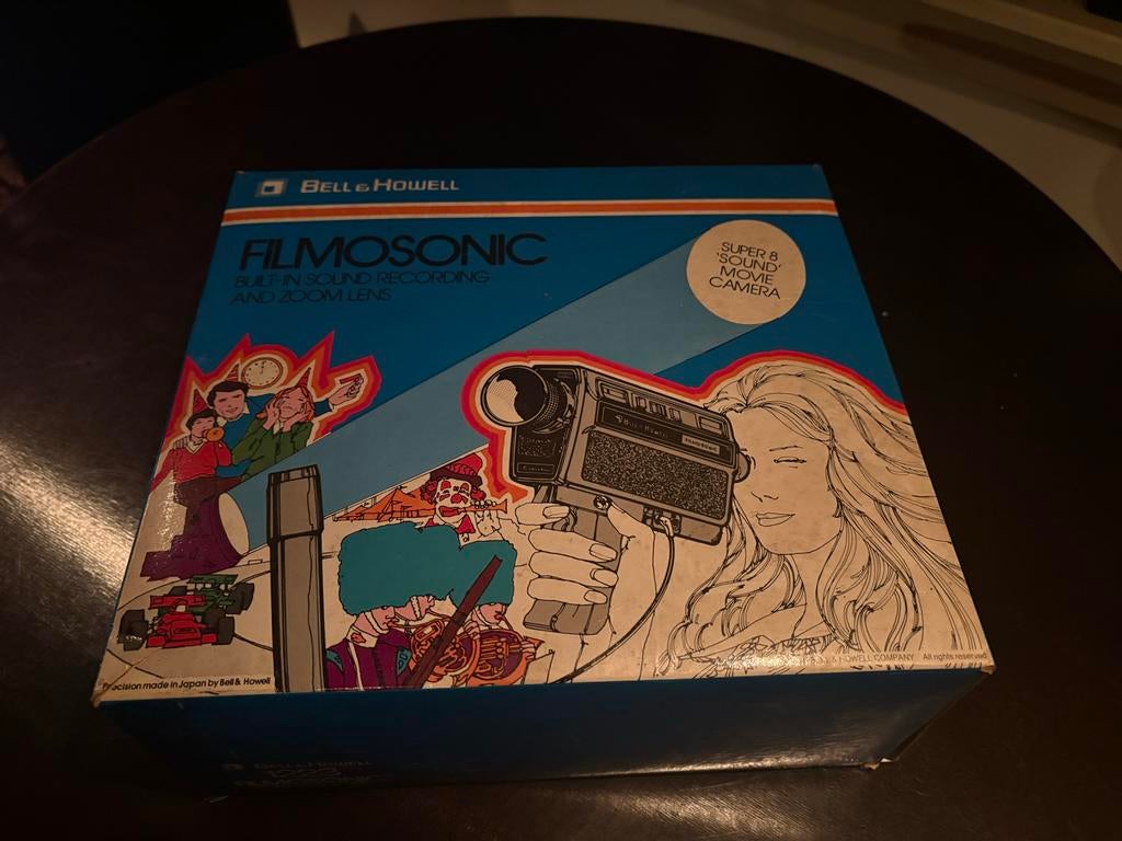 Bell & Howell Filmosonic Super 8 Camera, Audio, Tv en Foto, Videocamera's Analoog, Ophalen of Verzenden, 8mm, Camera