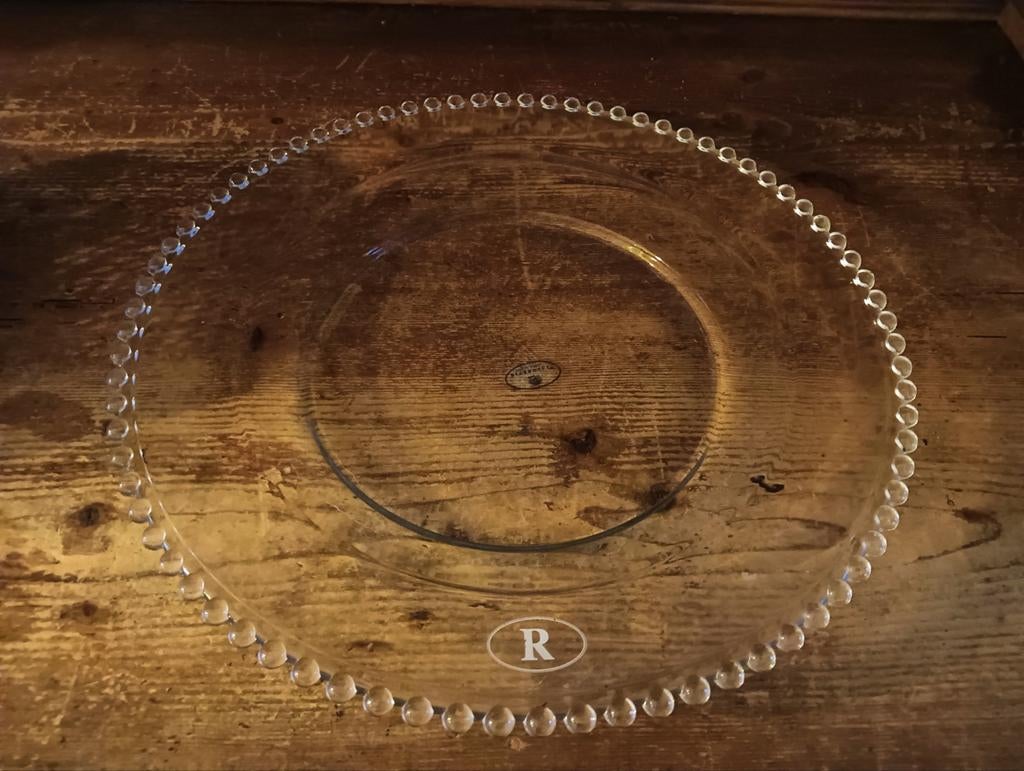 Riverdale glazen schaal, Ophalen of Verzenden, Zo goed als nieuw, Rond, Glas