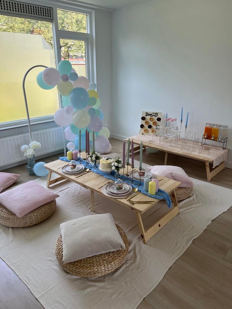 2x Inklapbare Picknicktafel - Zo goed als nieuw, Tuin en Terras, Picknicktafels, Ophalen, Zo goed als nieuw, Inklapbaar, Rechthoekig