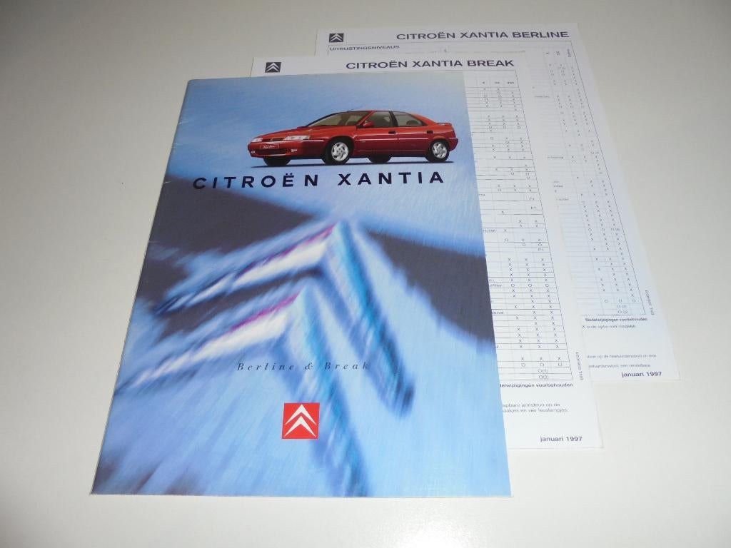 brochure Citroen Xantia  1997, Ophalen of Verzenden, Zo goed als nieuw, Citroën