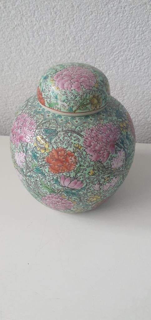 Prachtige chinese gember pot, Ophalen of Verzenden