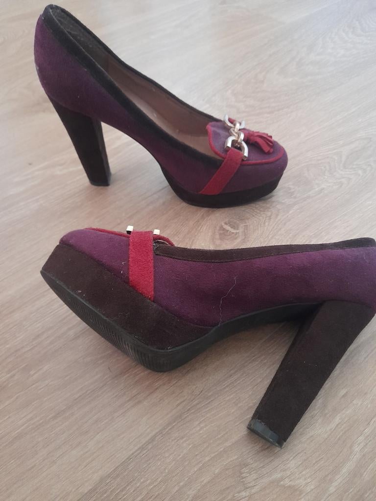 Pump paars maat 39 Hot Item, Overige kleuren, Ophalen of Verzenden, Zo goed als nieuw, Hot Item