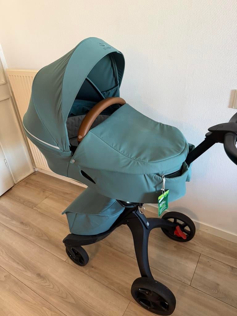 Kinderwagen Stokke Xplory Cool Teal, Ophalen of Verzenden, Zo goed als nieuw, Overige merken