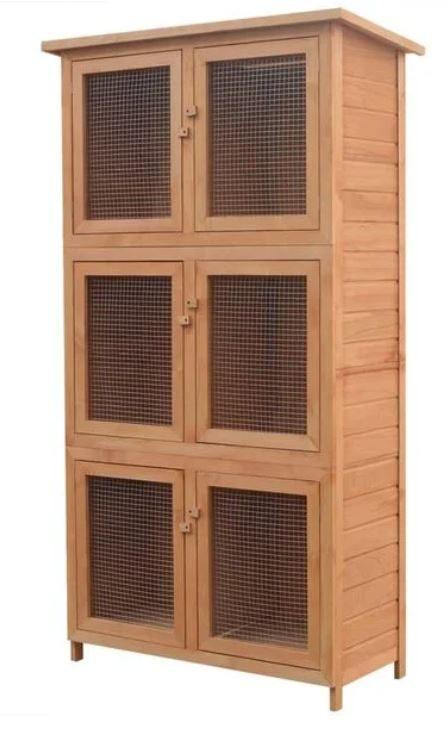 Konijnenhok hok kooi dierenhok 6 kamers GRATIS VERZENDING!, Dieren en Toebehoren, Knaagdieren en Konijnen | Hokken en Kooien, 110 cm of meer
