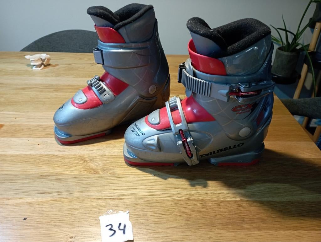 Dalbello skischoenen maat 34, (22), Sport en Fitness, Overige merken, Gebruikt, 100 tot 140 cm, Overige typen