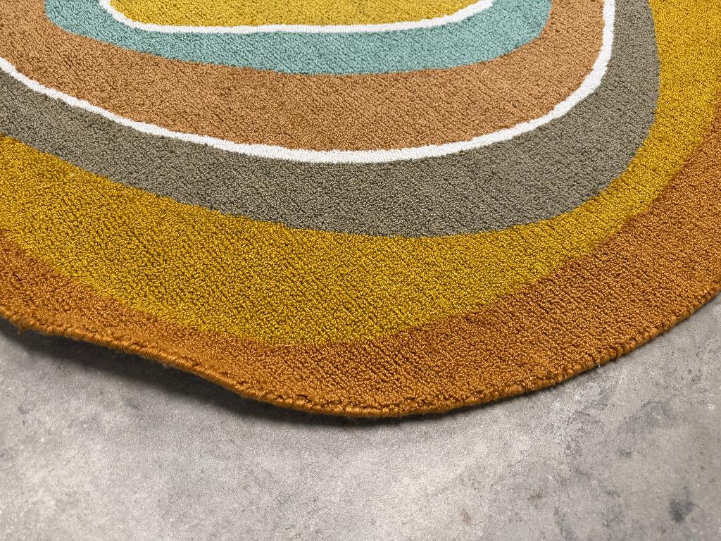Vloerkleed Brink & Campman Aura Ochre in-outdoor 160x230 cm, Huis en Inrichting, Vloerkledenloft, Overige kleuren, 150 tot 200 cm