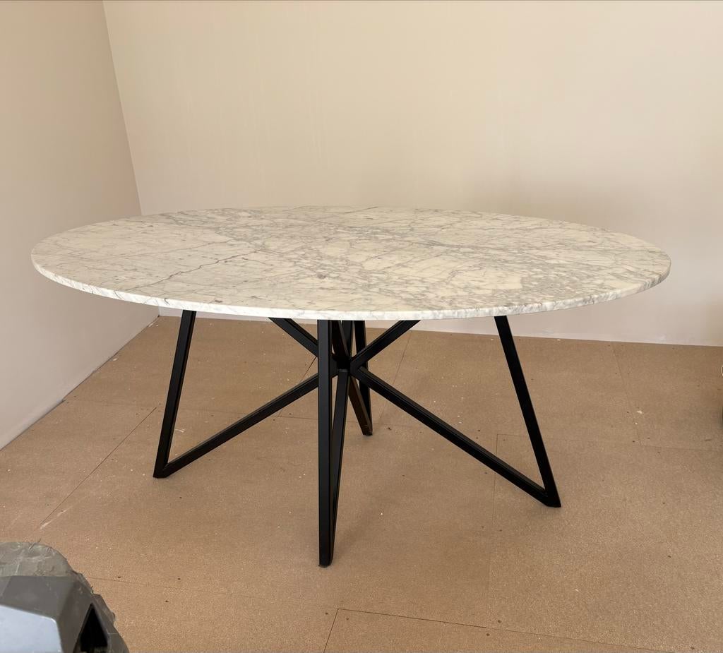Table du Sud Marmeren eettafel, Huis en Inrichting, Tafels | Eettafels, Ophalen, Gebruikt, Overige materialen, 50 tot 100 cm