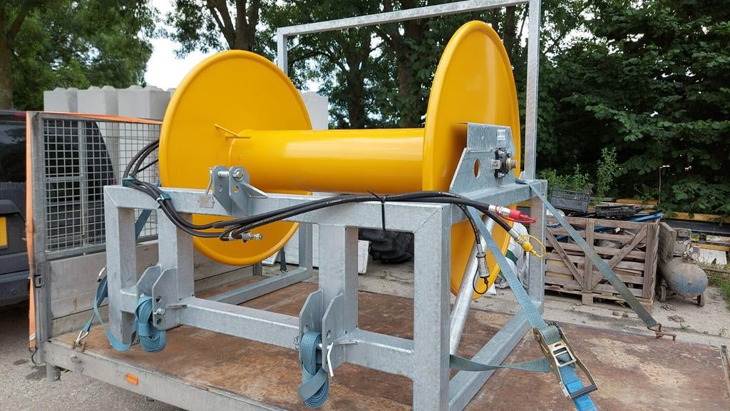 NEW Slanghaspel,slangenhaspels, slangen, haspels en gebruikt, Ophalen, Glastuinbouw, Beregening en Drainage