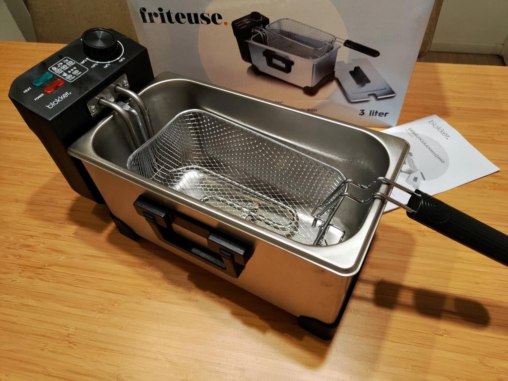 Friteuse, Ophalen of Verzenden, Zo goed als nieuw, 25 tot 50 cm, Minder dan 100 cm