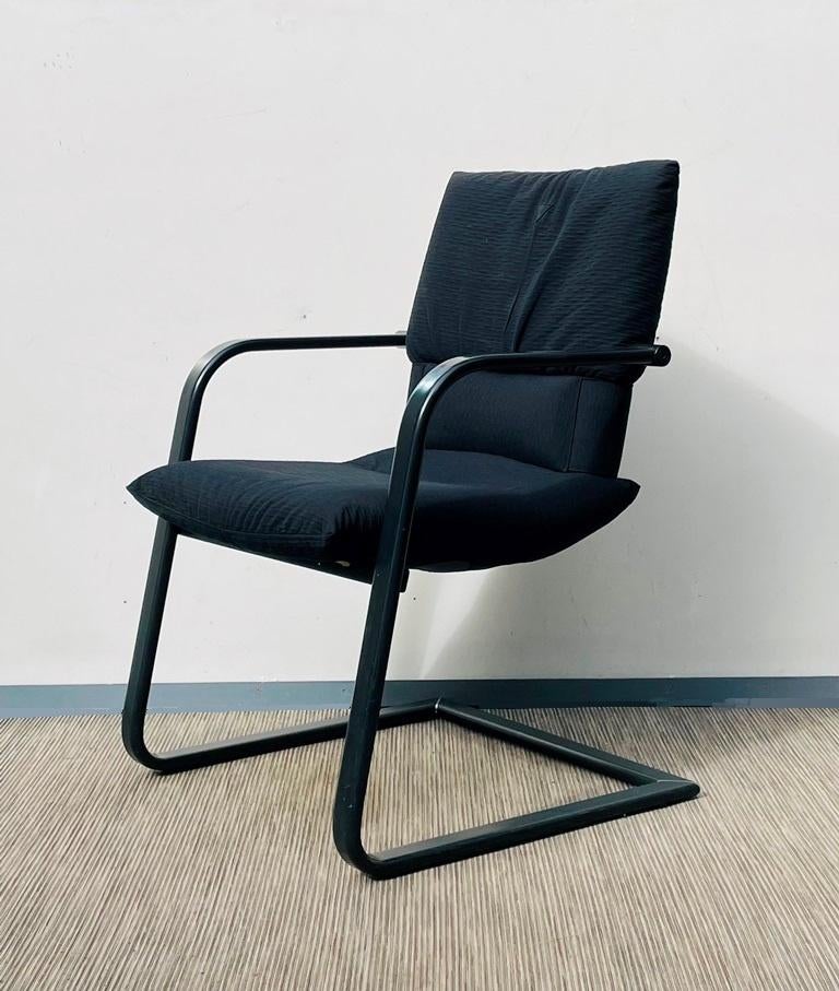 Fauteuil Mario Bellini VITRA # Vintage 80s #  Office chair, Vintage Post Modern, Gebruikt, Minder dan 75 cm, Ophalen of Verzenden